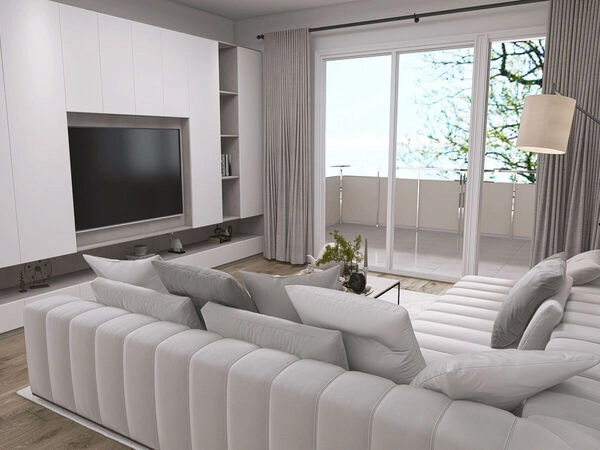 Fotografie nemovitosti - Prodej slunného bytu 3+kk 84,2m2 + lodžie 11,25m2 Topolová D, Olomouc - Slavonín