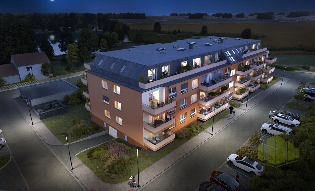 Prodej slunného bytu 3+kk 84,2m2 + lodžie 11,25m2 Topolová D, Olomouc - Slavonín