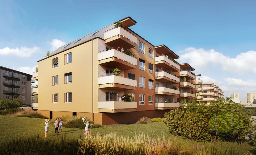 Prodej slunného bytu 3+kk 84,2m2 + lodžie 11,25m2 Topolová D, Olomouc - Slavonín