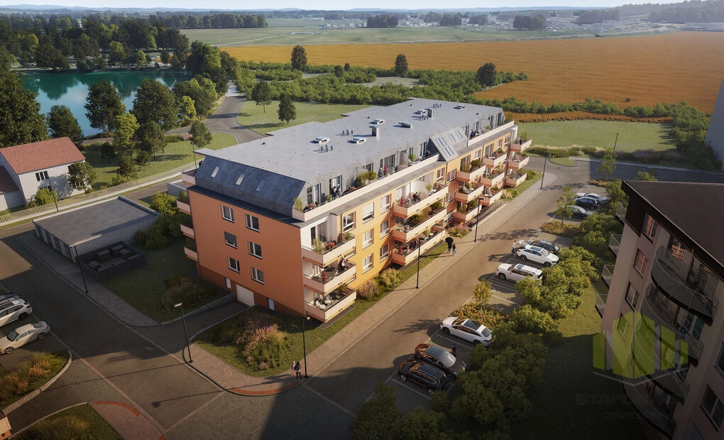 Prodej slunného bytu 3+kk 84,2m2 + lodžie 11,25m2 Topolová D, Olomouc - Slavonín