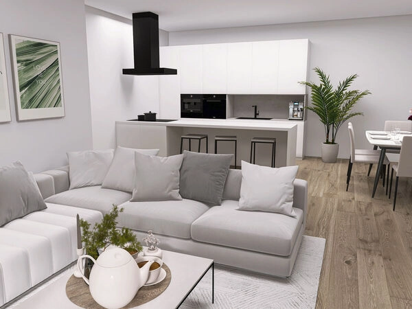 Fotografie nemovitosti - Prodej slunného bytu 3+kk 84,2m2 + lodžie 11,25m2 Topolová D, Olomouc - Slavonín