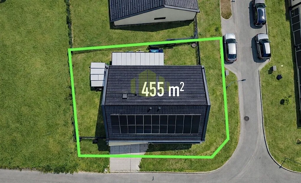 Prodej nízkoenergetického bungalovu 4+kk s garáží, pozemek 455m2, Ústín