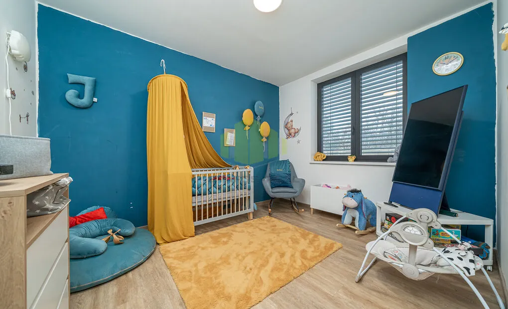Prodej nízkoenergetického bungalovu 4+kk s garáží, pozemek 455m2, Ústín