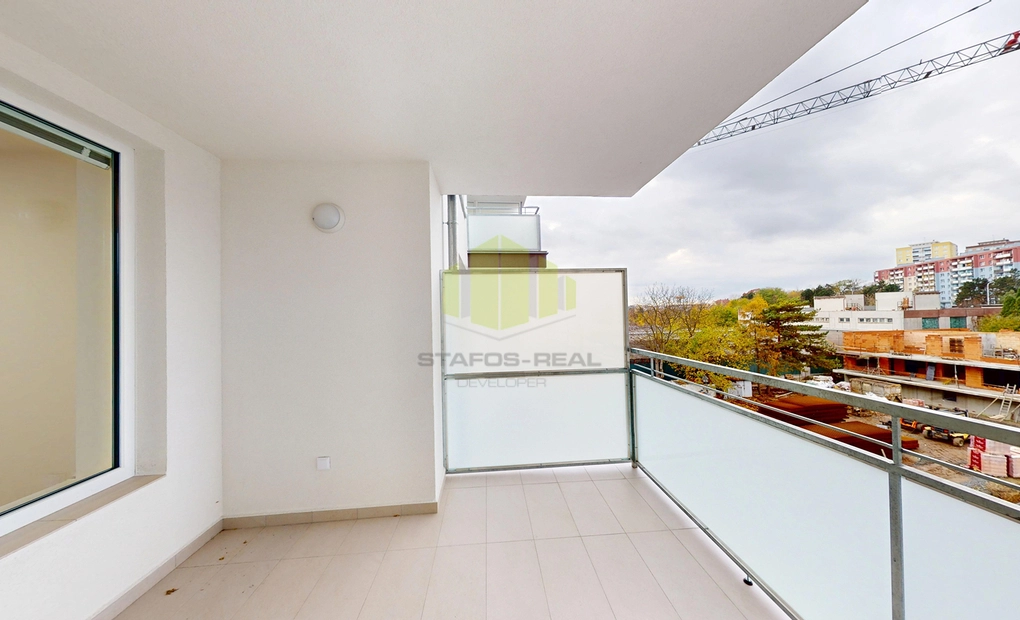 Prodej moderního bytu 2+kk 66,32 m2 + 10,45 m2 lodžie, Janského D1, Olomouc - Povel