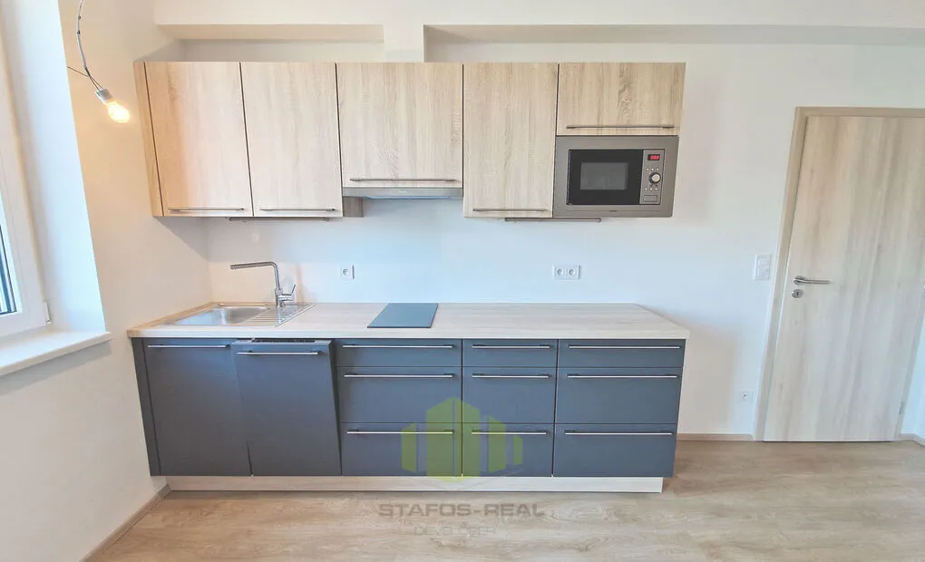 Pronájem novostavby 1+kk 44m2 + balkon 3,2m2 v novostavbě, Šantova, Olomouc