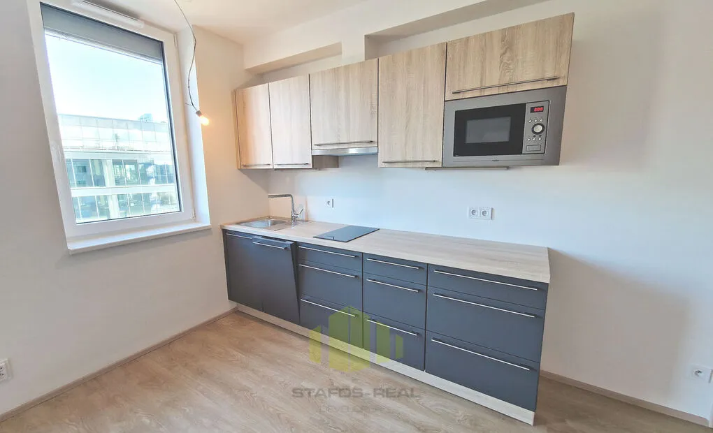 Pronájem novostavby 1+kk 44m2 + balkon 3,2m2 v novostavbě, Šantova, Olomouc