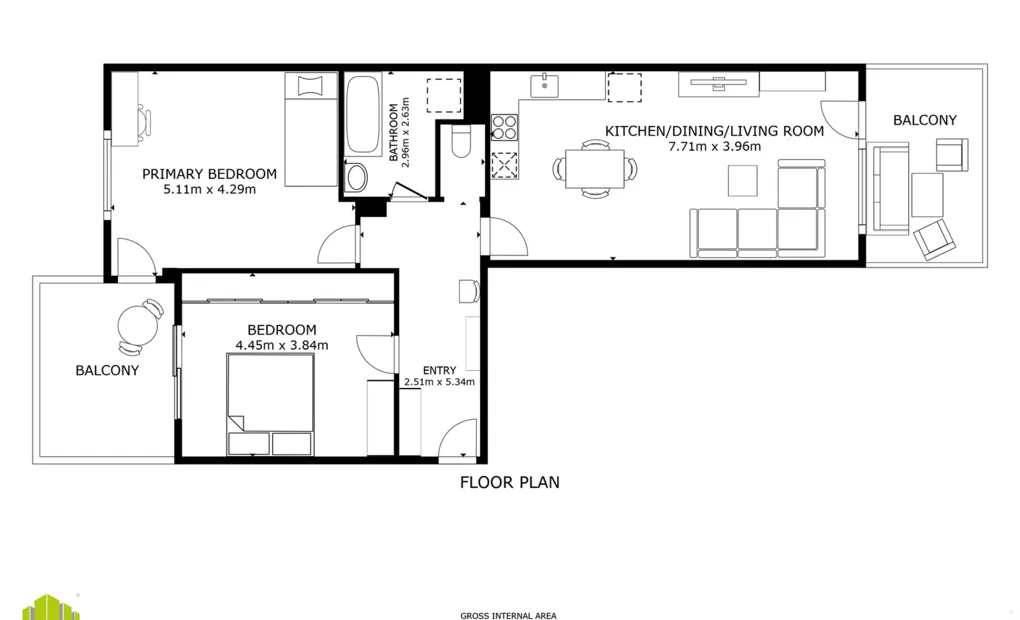 Prodej moderní novostavby bytu 3+kk 89,1m2 s lodžiemi 8,2 + 10,3m2, Eduarda Hamburgera, Olomouc