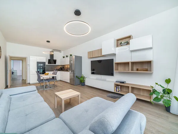 Fotografie nemovitosti - Prodej moderní novostavby bytu 3+kk 89,1m2 s lodžiemi 8,2 + 10,3m2, Eduarda Hamburgera, Olomouc