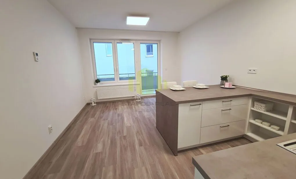 Pronájem novostavby bytu 1+kk 33,2m2 + lodžie 8,1m2 v novostavbě, Tovární, Olomouc - Hodolany