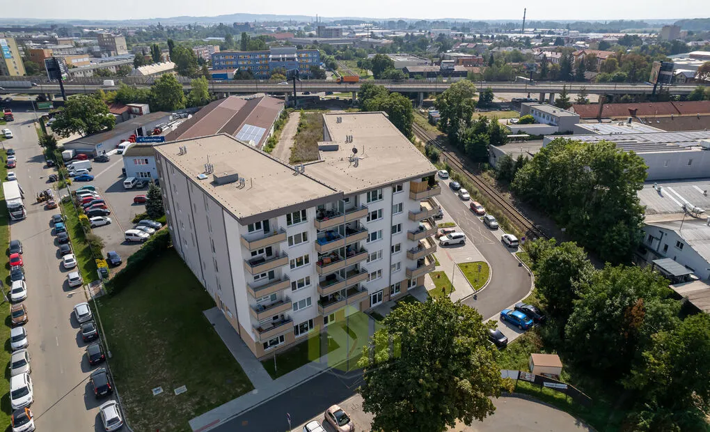 Pronájem novostavby bytu 1+kk 33,2m2 + lodžie 8,1m2 v novostavbě, Tovární, Olomouc - Hodolany