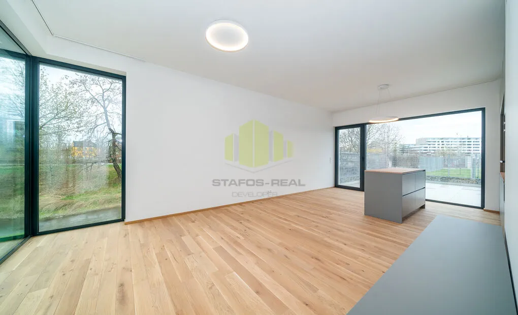 Pronájem luxusní novostavby bytu 3+kk 94,6m2 + terasa 15,8m2, zahrádky 61,4m2, Ostrovní, Olomouc