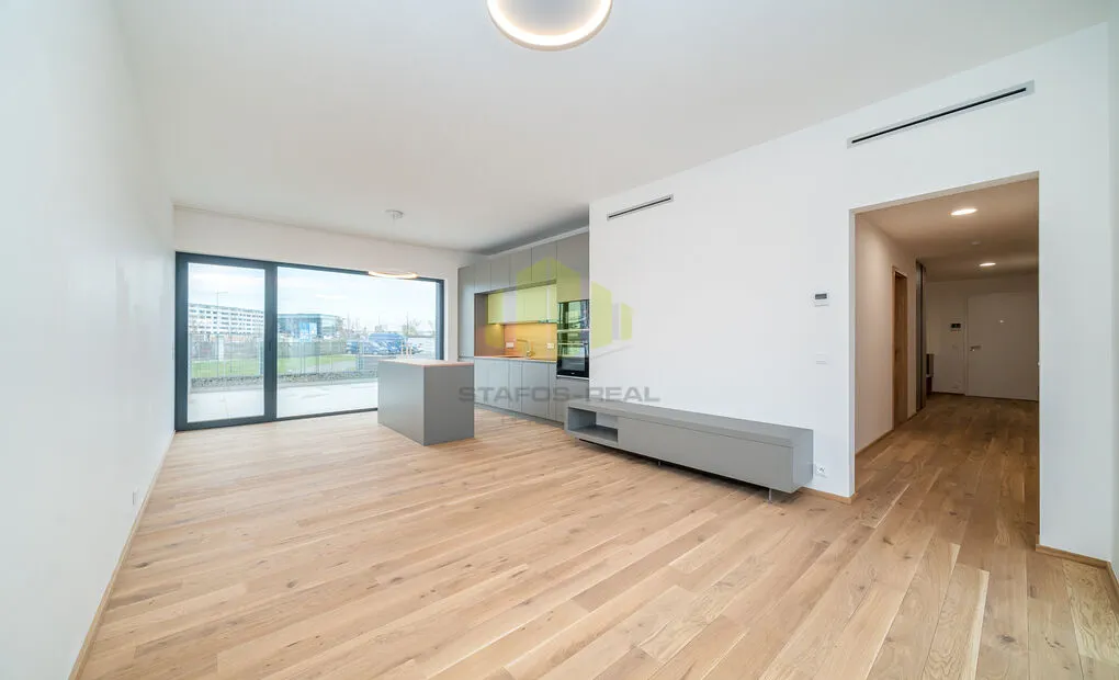 Pronájem luxusní novostavby bytu 3+kk 94,6m2 + terasa 15,8m2, zahrádky 61,4m2, Ostrovní, Olomouc