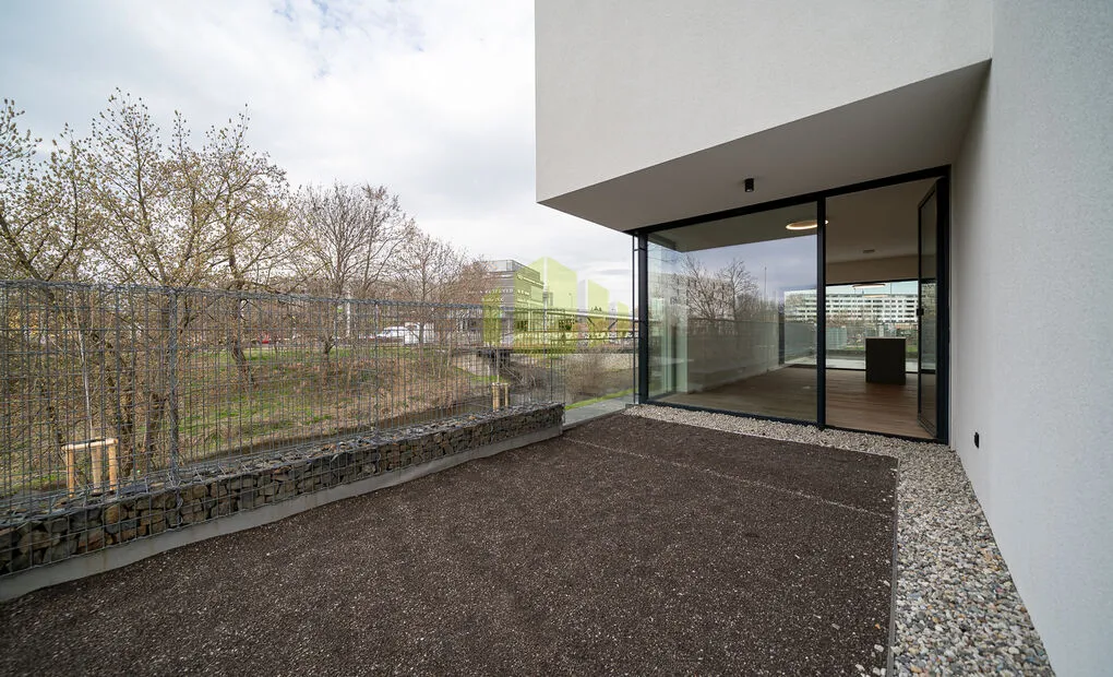 Pronájem luxusní novostavby bytu 3+kk 94,6m2 + terasa 15,8m2, zahrádky 61,4m2, Ostrovní, Olomouc