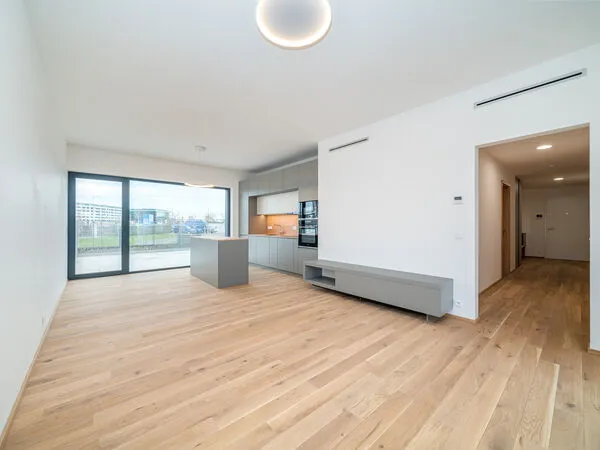 Fotografie nemovitosti - Pronájem luxusní novostavby bytu 3+kk 94,6m2 + terasa 15,8m2, zahrádky 61,4m2, Ostrovní, Olomouc