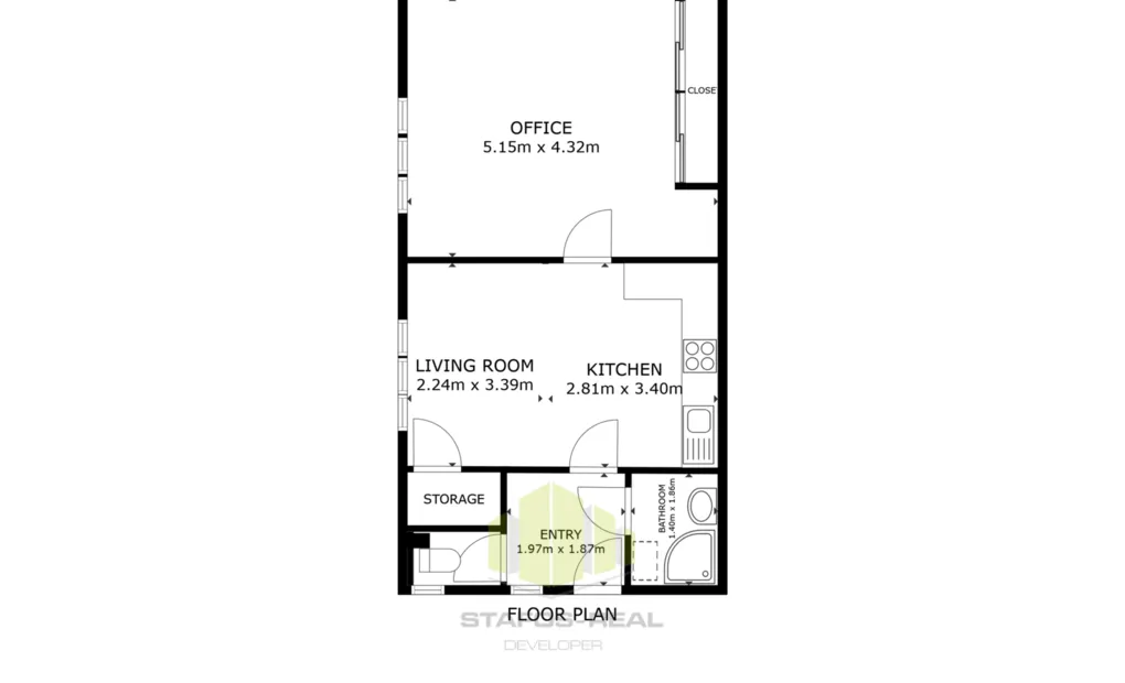 Pronájem cihlového zrekonstruovaného bytu 2+kk 48m2, Charkovská, Olomouc