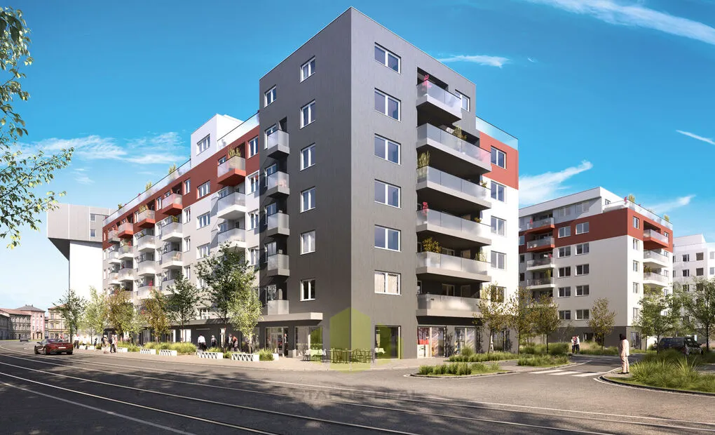 Pronájem novostavby bytu 2+kk 57m2 + lodžie 9m2 v novostavbě, Wolkerova, Olomouc