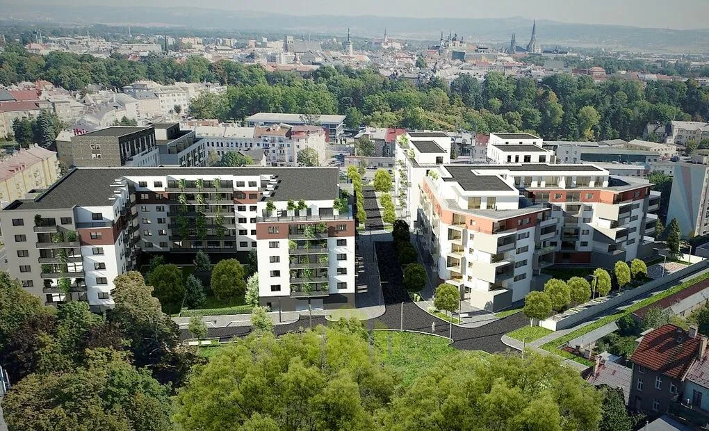 Pronájem novostavby bytu 2+kk 57m2 + lodžie 9m2 v novostavbě, Wolkerova, Olomouc
