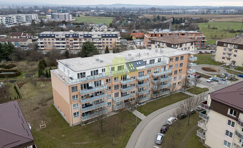 Pronájem nového bytu 2+kk, 58,3m2 + 11,4 m2 lodžie, Topolová, Olomouc - Slavonín