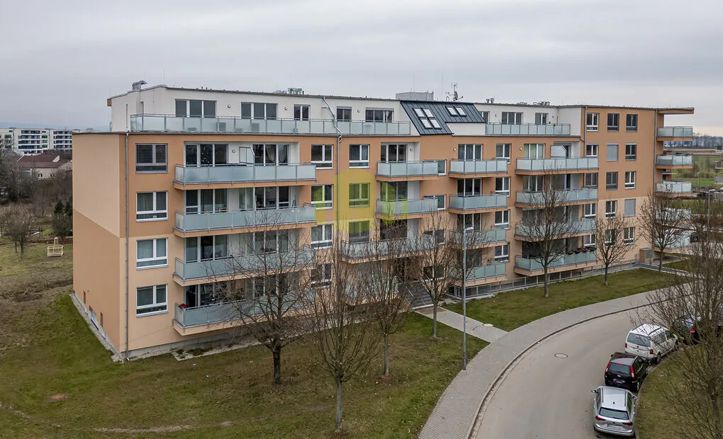 Pronájem nového bytu 2+kk, 58,3m2 + 11,4 m2 lodžie, Topolová, Olomouc - Slavonín