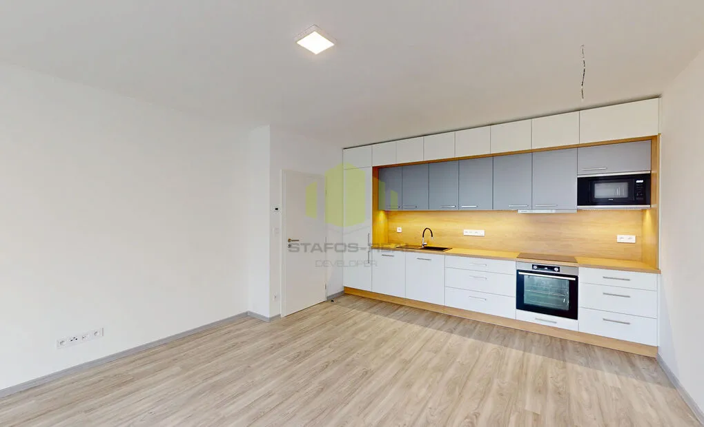 Pronájem nového bytu 2+kk, 58,3m2 + 11,4 m2 lodžie, Topolová, Olomouc - Slavonín