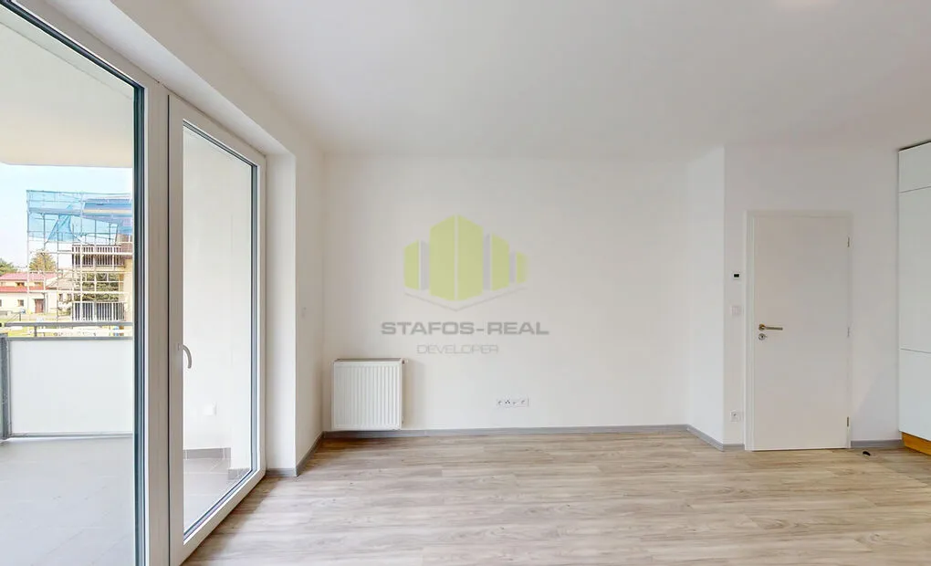 Pronájem nového bytu 2+kk, 58,3m2 + 11,4 m2 lodžie, Topolová, Olomouc - Slavonín