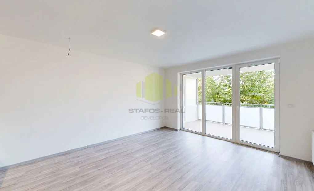 Pronájem nového bytu 2+kk, 58,3m2 + 11,4 m2 lodžie, Topolová, Olomouc - Slavonín