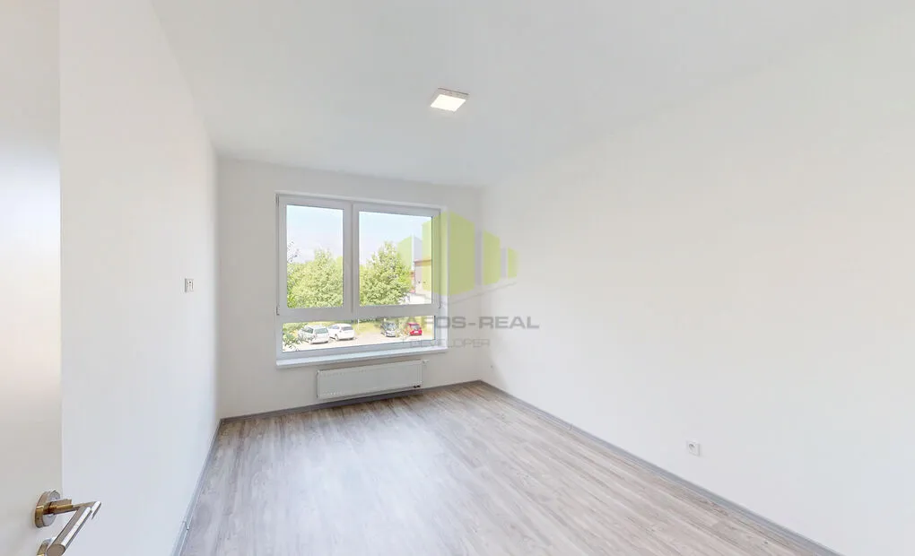 Pronájem nového bytu 2+kk, 58,3m2 + 11,4 m2 lodžie, Topolová, Olomouc - Slavonín