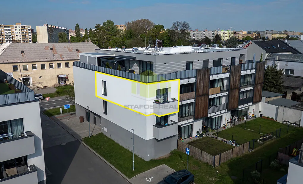 Prodej moderní novostavby bytu 2+kk 53m2 + 5m2 lodžie, Věry Pánkové, Olomouc
