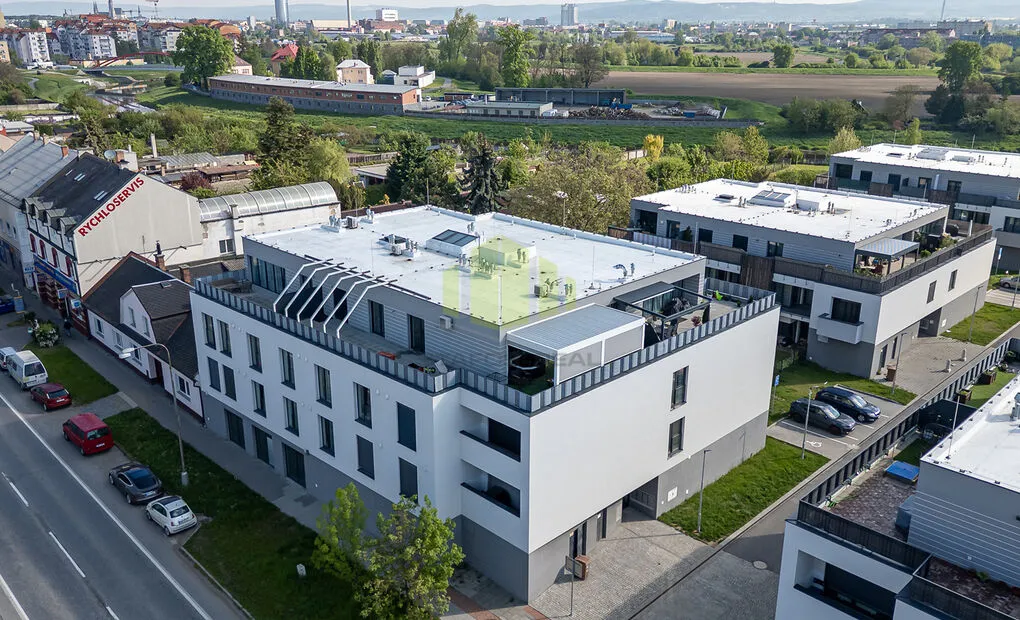 Prodej moderní novostavby bytu 2+kk 53m2 + 5m2 lodžie, Věry Pánkové, Olomouc