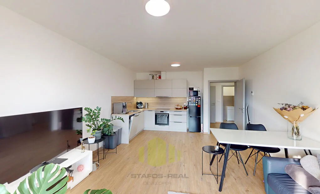 Pronájem novostavby bytu 2+kk 65,31m2 + lodžie 14,74m2 v novostavbě, Šantova, Olomouc