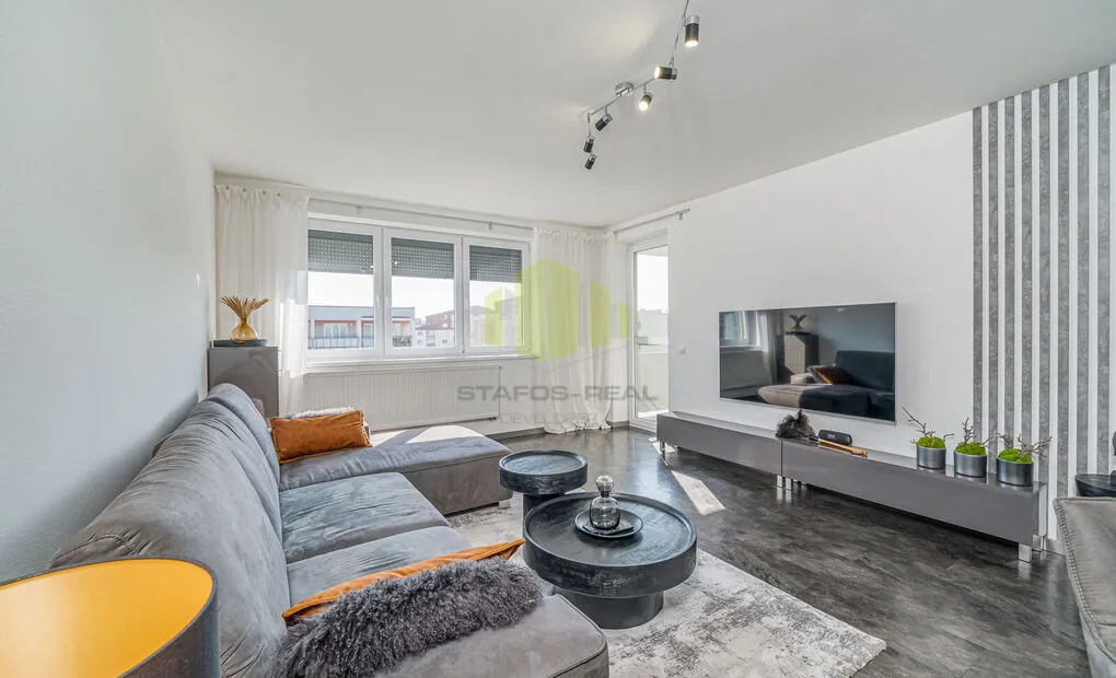 Pronájem moderního bytu 3+kk, 88m2 + 11,27m2 lodžie, Peškova, Olomouc - Povel