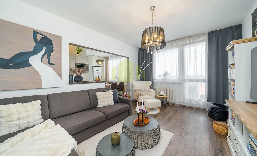 Prodej moderního bytu 3+kk, 72,9m2 + 3,80m2 balkon, Mišákova, Olomouc - Povel