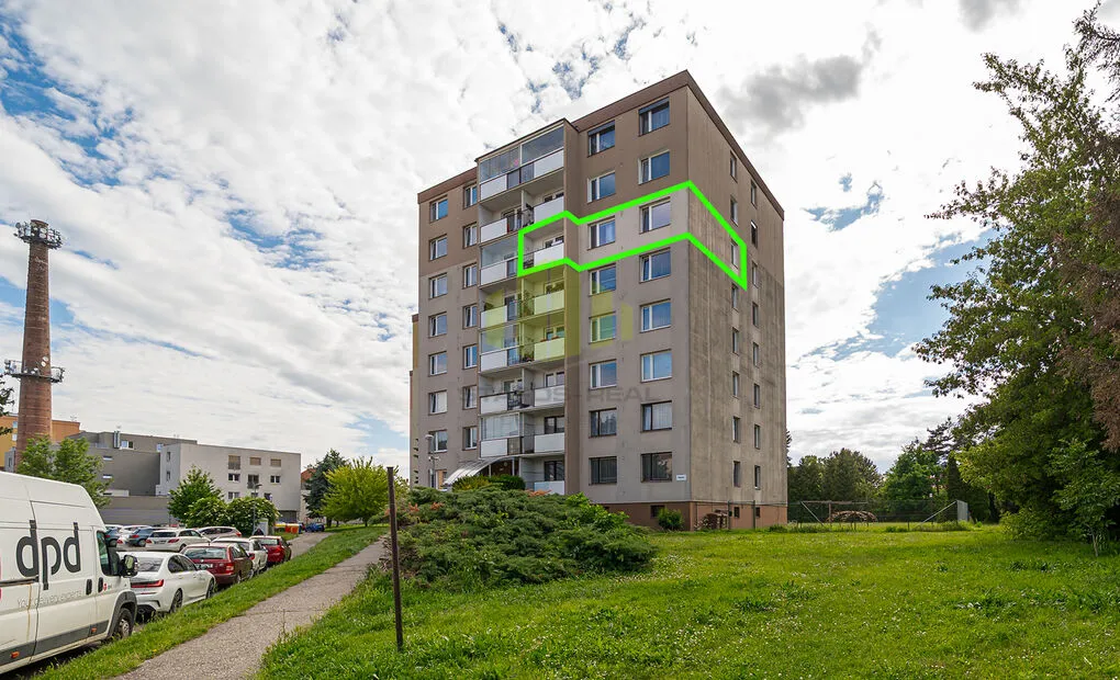 Prodej moderního bytu 3+kk, 72,9m2 + 3,80m2 balkon, Mišákova, Olomouc - Povel