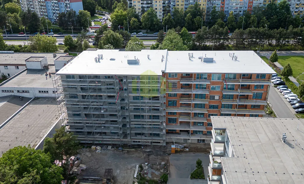 Pronájem novostavby bytu 1+kk 38,83 m2 + 6,94 m2 lodžie, Janského, Olomouc - Povel