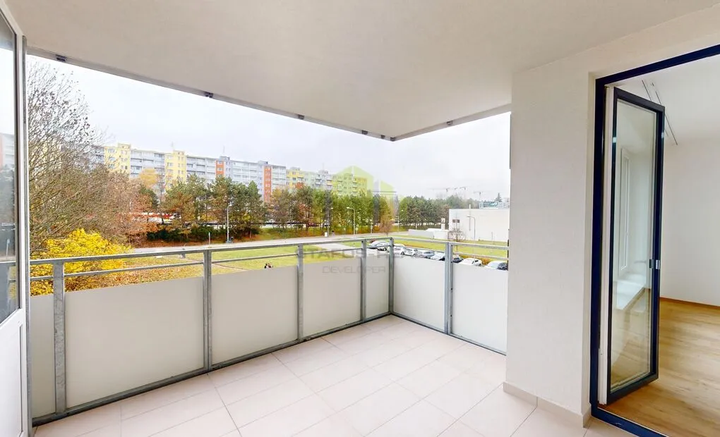 Pronájem novostavby bytu 2+kk 59,8 m2 + 9,96 m2 lodžie, Janského, Olomouc - Povel