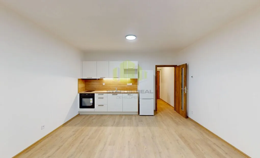 Pronájem novostavby bytu 1+kk 38,83 m2 + 6,94 m2 lodžie, Janského, Olomouc - Povel