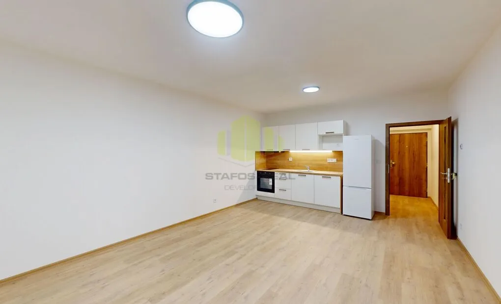 Pronájem novostavby bytu 1+kk 38,83 m2 + 6,94 m2 lodžie, Janského, Olomouc - Povel