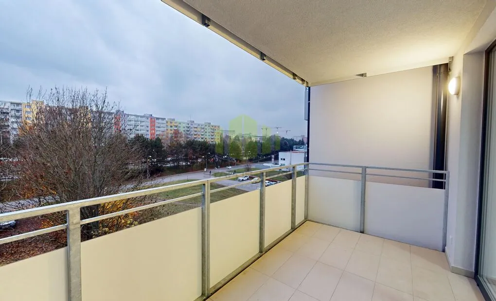 Pronájem novostavby bytu 1+kk 38,83 m2 + 6,94 m2 lodžie, Janského, Olomouc - Povel