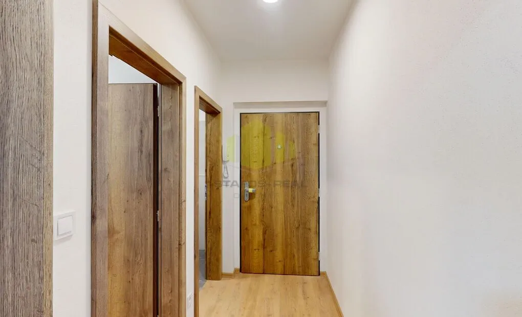 Pronájem novostavby bytu 1+kk 38,83 m2 + 6,94 m2 lodžie, Janského, Olomouc - Povel