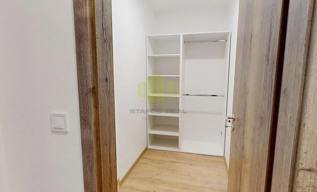 Pronájem novostavby bytu 1+kk 38,83 m2 + 6,94 m2 lodžie, Janského, Olomouc - Povel