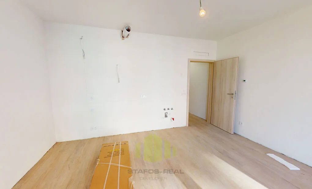 Pronájem novostavby bytu 1+kk 31,26 m2 + 8,27 m2 balkon, Janského, Olomouc - Povel