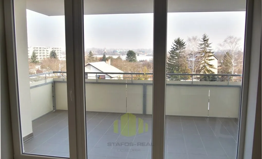Pronájem nového bytu 2+kk, 55,5m2 + 11,4 m2 lodžie, Topolová, Olomouc - Slavonín