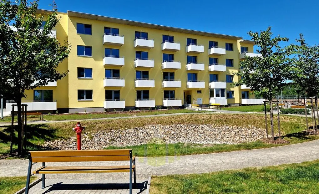 Pronájem moderního bytu 1+kk 34,3m2 + zasklená lodžie 4m2 v novostavbě, Na Lukách, Prostějov