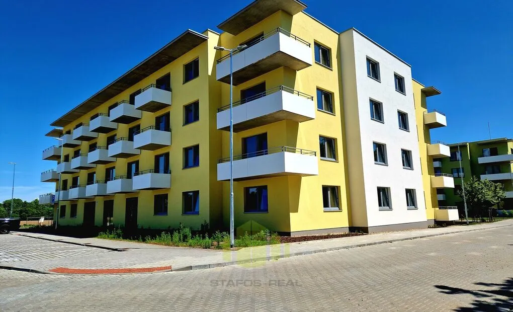 Pronájem moderního bytu 1+kk 34,3m2 + zasklená lodžie 4m2 v novostavbě, Na Lukách, Prostějov