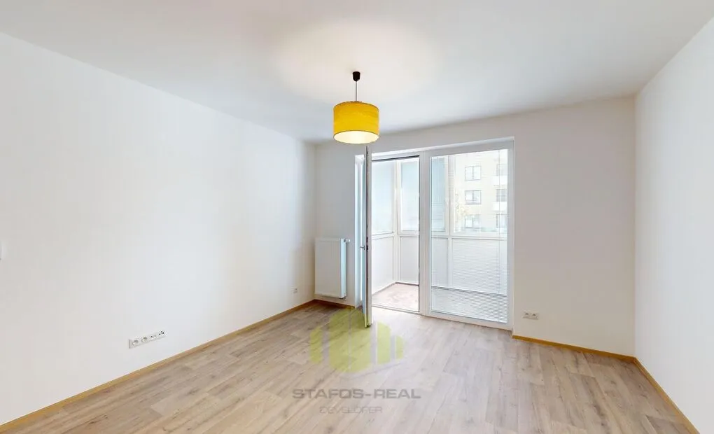 Pronájem moderního bytu 1+kk 34,3m2 + zasklená lodžie 4m2 v novostavbě, Na Lukách, Prostějov