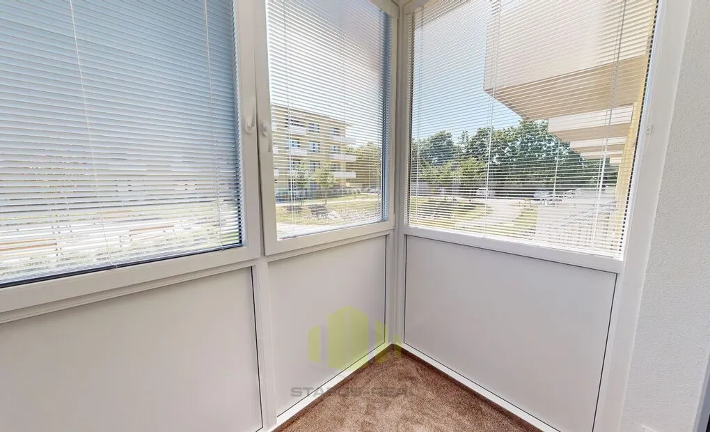 Pronájem moderního bytu 1+kk 34,3m2 + zasklená lodžie 4m2 v novostavbě, Na Lukách, Prostějov