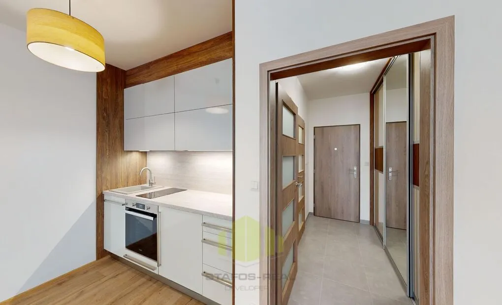 Pronájem moderního bytu 1+kk 34,3m2 + zasklená lodžie 4m2 v novostavbě, Na Lukách, Prostějov
