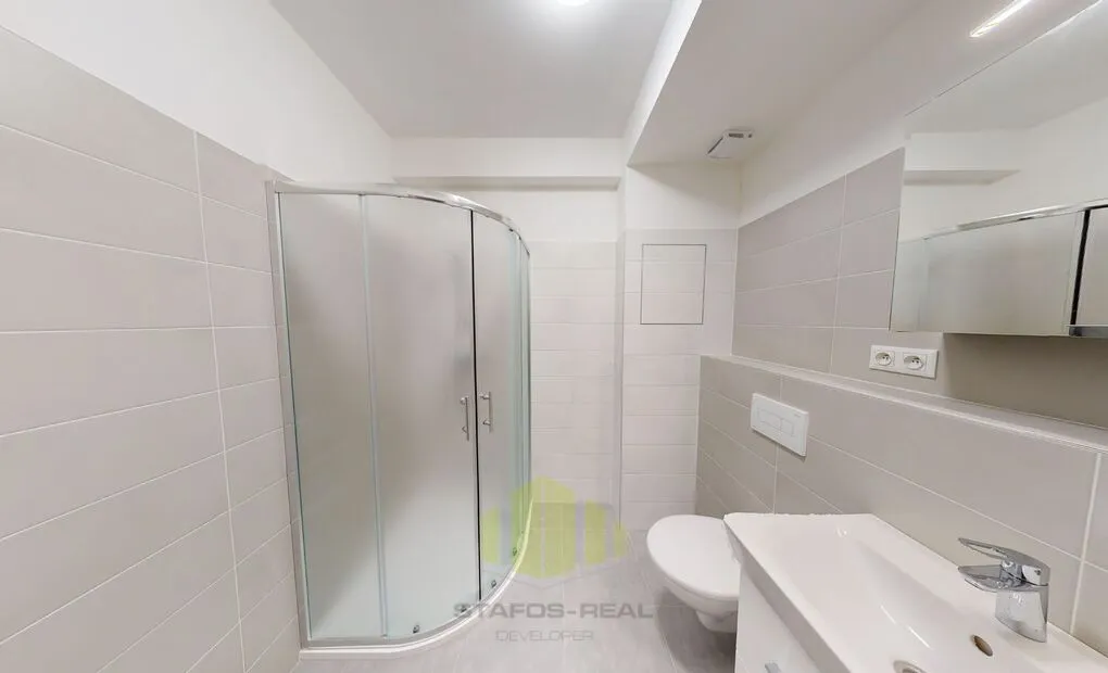 Pronájem moderního bytu 1+kk 34,3m2 + zasklená lodžie 4m2 v novostavbě, Na Lukách, Prostějov