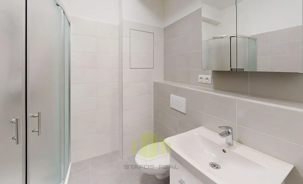 Pronájem moderního bytu 1+kk 34,3m2 + zasklená lodžie 4m2 v novostavbě, Na Lukách, Prostějov