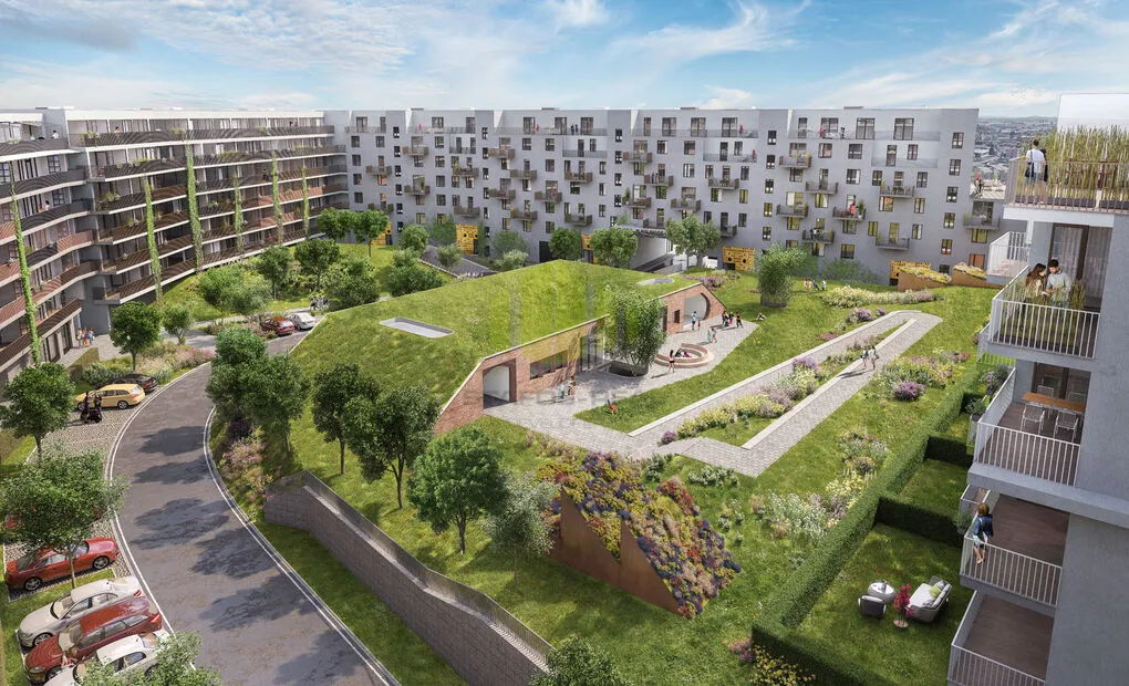 Pronájem nadstandardního bytu 2+kk 62,7m2 + lodžie 15m2 v novostavbě, Šantova, Olomouc